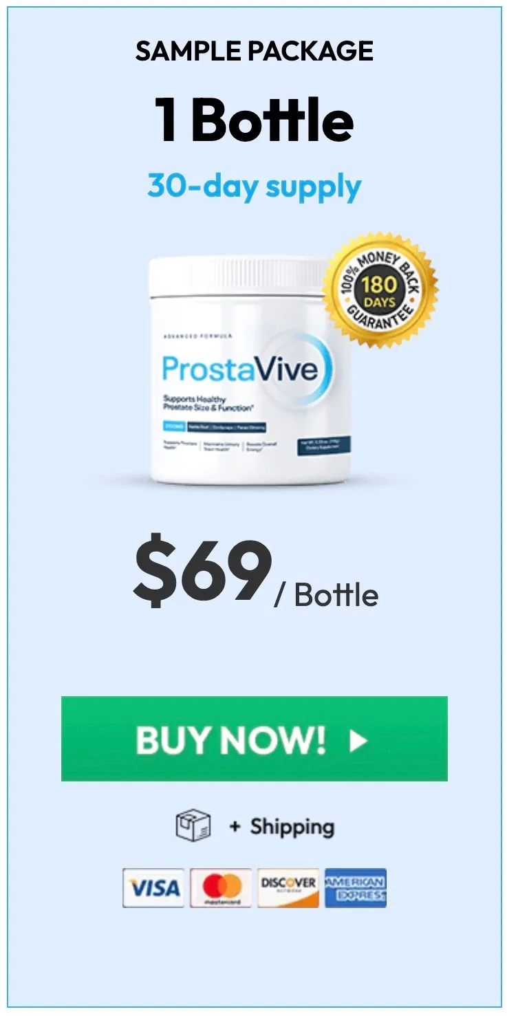 ProstaVive 30-day supply one bottle